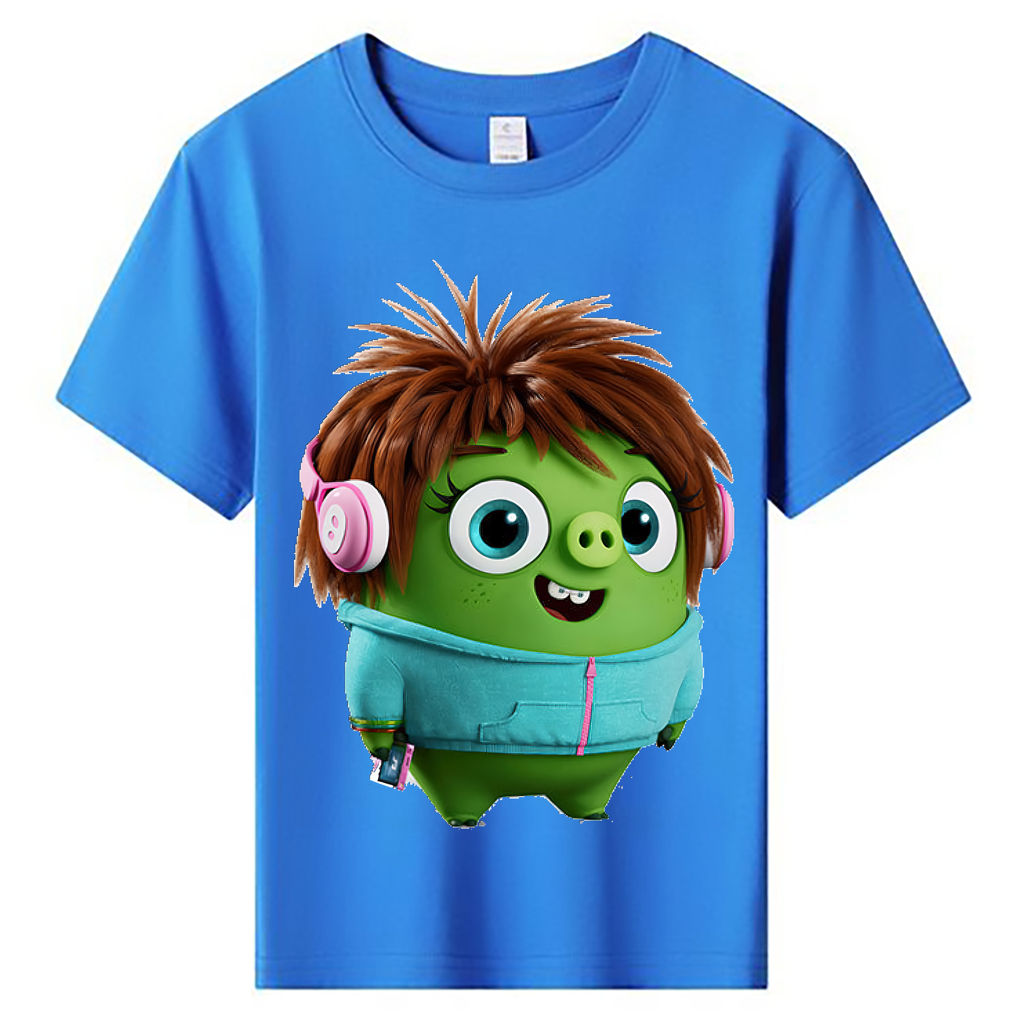 （画像用） Angry Birds アングリーバード 綿100％キッズTシャツ（フロントプリント）